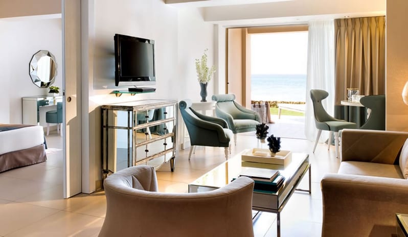 Sani Beach-One Bedroom Family Suite Beach Front 1_11557